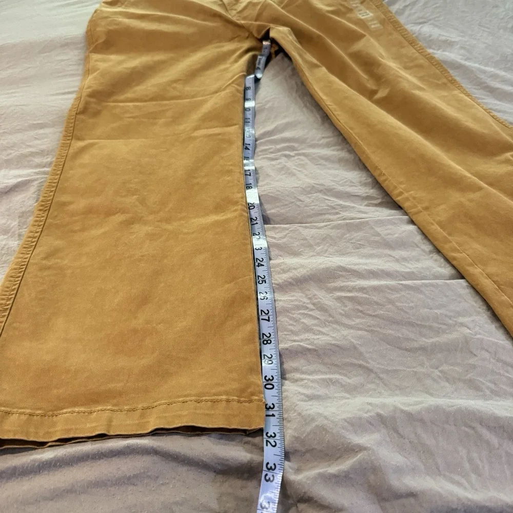 Aeropostale Pants Mens 38x32‎ Tan Relaxed Fit Flat Front Chino Normcore Stretch
